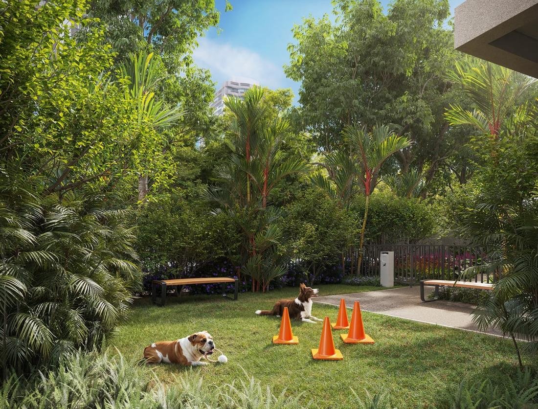 Pet place de 150 m² com agility no Kronos by Tegra Barra da Tijuca