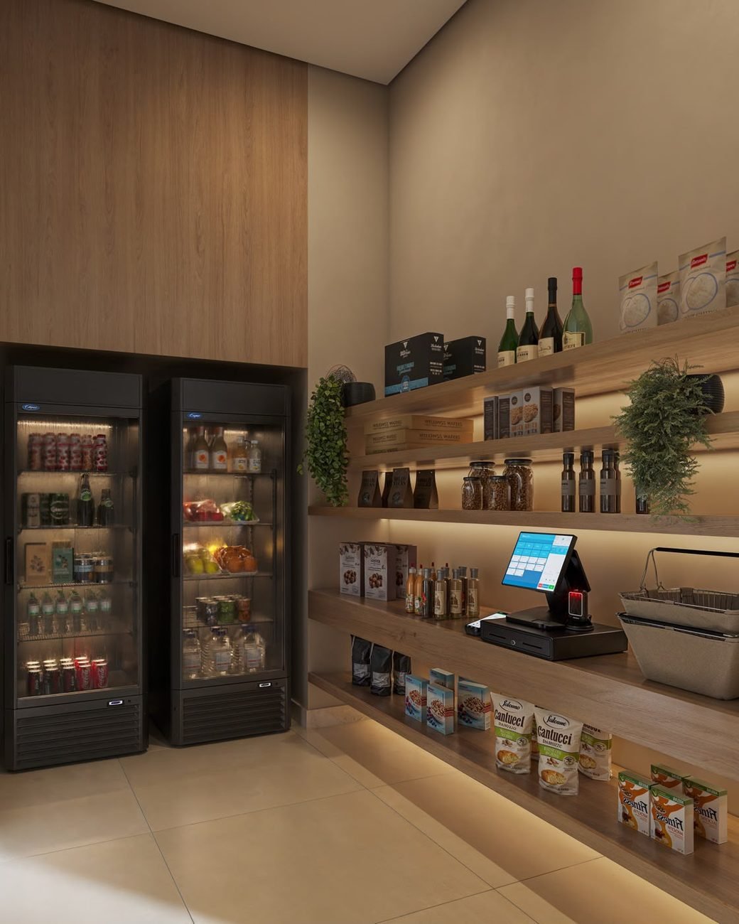 Minimercado autônomo de conveniência no Kronos by Tegra Barra da Tijuca